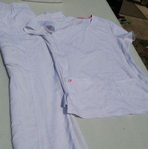 White HeartSoul Scrubs